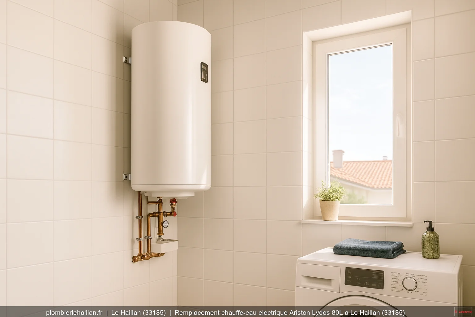 Remplacement chauffe-eau electrique Ariston Lydos 80L a Le Haillan (33185)